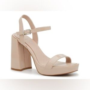 🆕 Mix No. 6 | Women’s Blush Block Heel Sandals 6.5